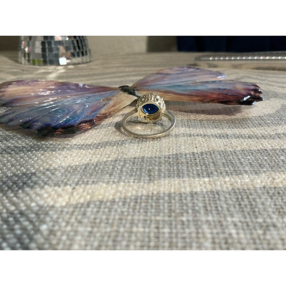 Sterling Silver 925 Blue Cubic Zirconia Sapphire 6.5" - Picture 5 of 6